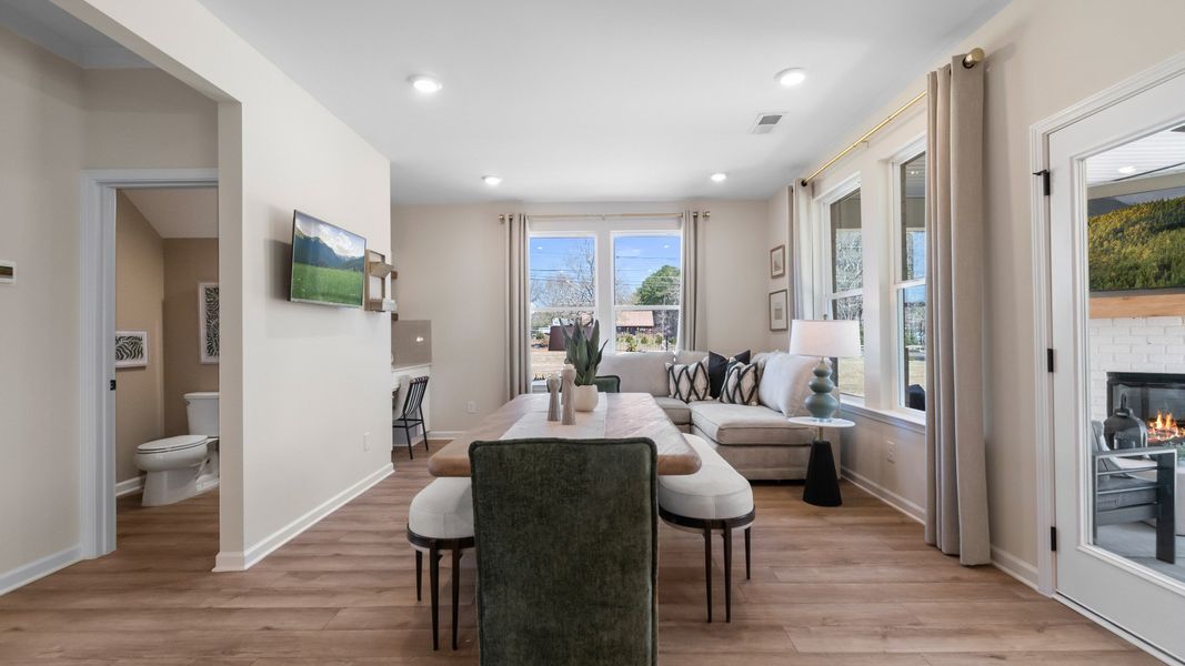 Representative furnished interior of a home built from the Stonefield by DRB Homes in Northcroft, Loganville (Image 14).