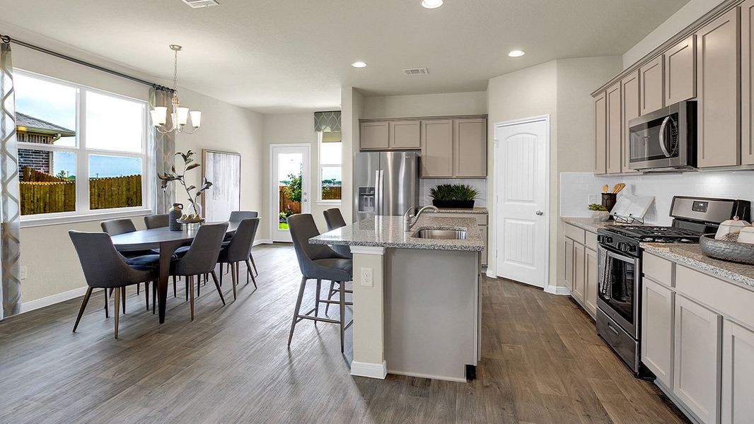 Representative furnished interior of a home built from the The Roosevelt by D.R. Horton in Southgrove, Kyle (Image 8). Representative furnished interior of a home built from the The Roosevelt by D.R. Horton in Southgrove, Kyle (Image 8).