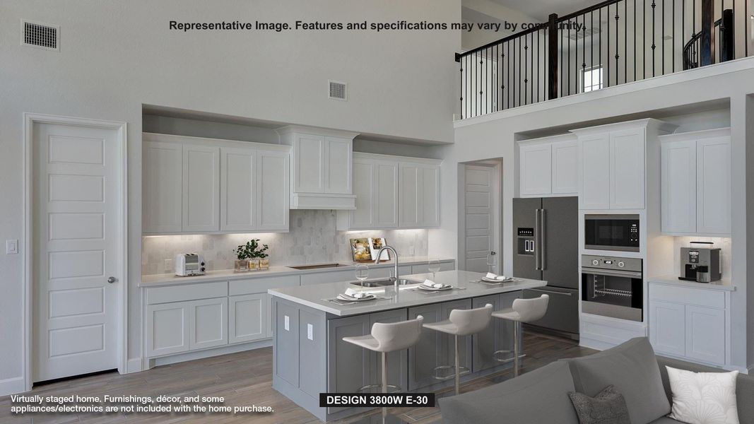 Furnished interior view inside a new home in Parten, Austin (Image 4).