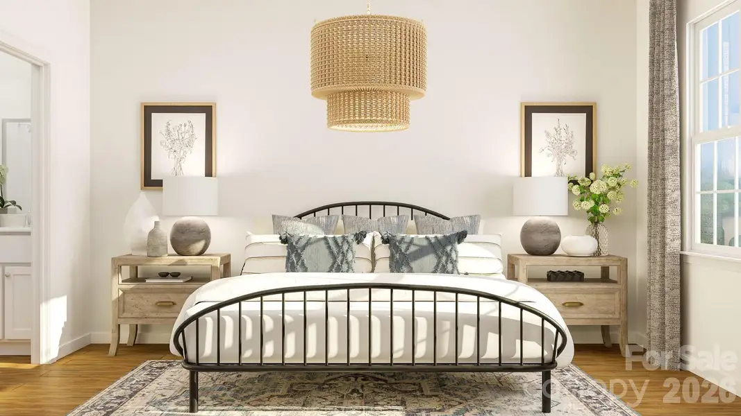 Furnished interior view inside a new home in The Vines, Charlotte (Image 14).