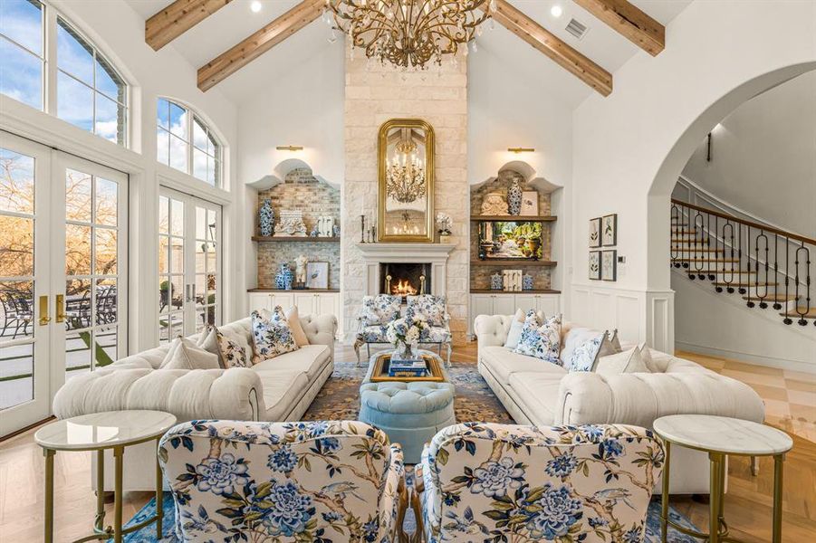 Furnished interior view inside a new home in , Aledo (Image 15).