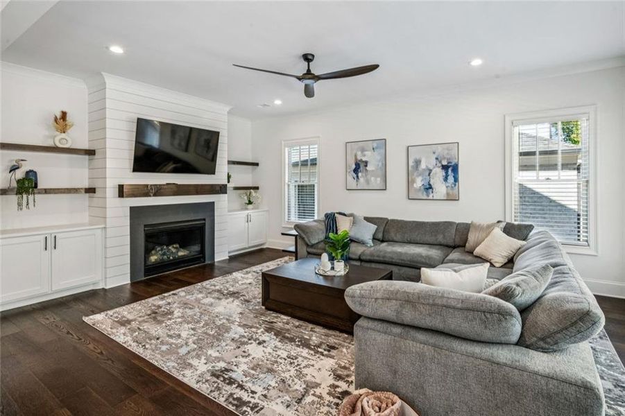 Furnished interior view inside a new home in The Enclave on Lavista, Tucker (Image 12).