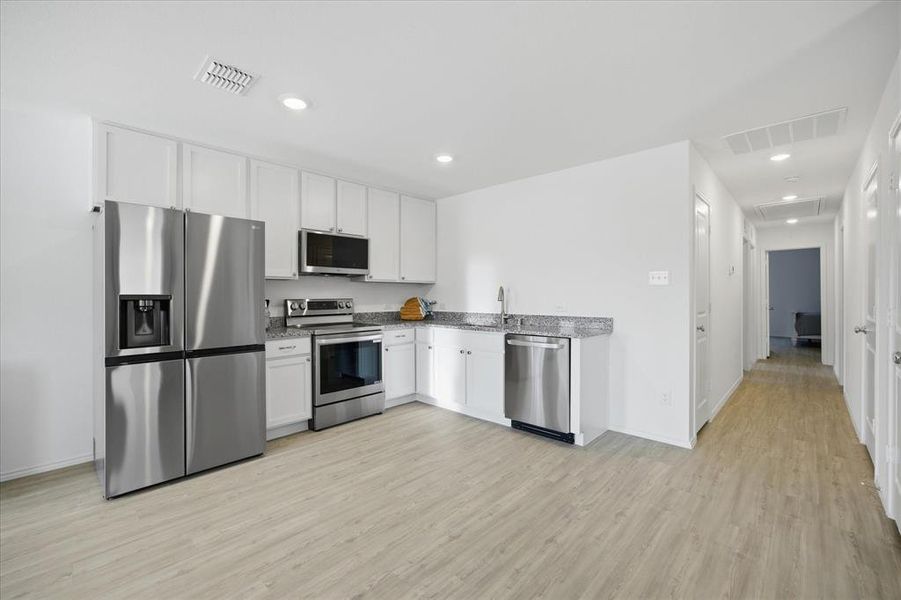 Furnished interior view inside a new home in , Princeton (Image 9).