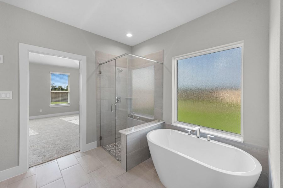 Furnished interior view inside a new home in Briarwood Crossing, Rosenberg (Image 10).