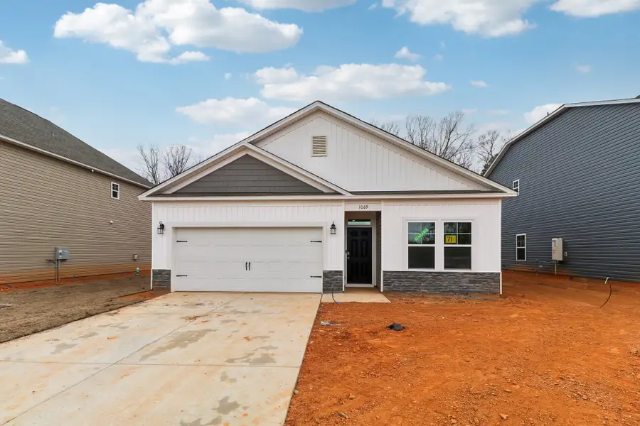 Representative exterior photo of a completed home built from the Darcy II by Great Southern Homes in Shady Grove, Conway, SC (Image 24).