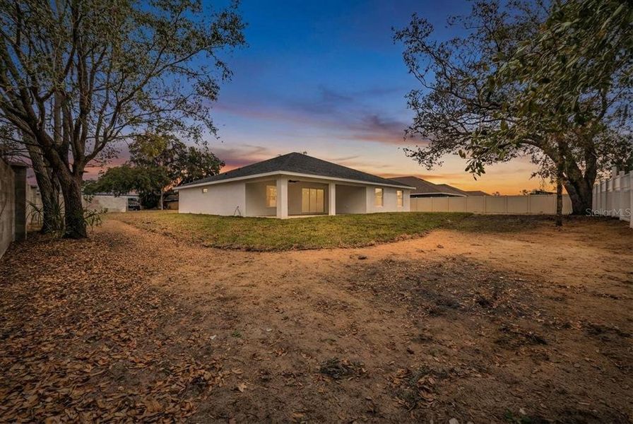 Exterior details and patio area of a home in , Dade City (Image 3).