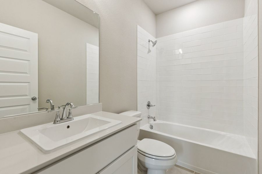 Bathroom in the Emmy II home plan by Trophy Signature Homes - REPRESENTATIVE PHOTO Bathroom in the Emmy II home plan by Trophy Signature Homes - REPRESENTATIVE PHOTO