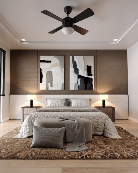 Furnished interior view inside a new home in , Houston (Image 5).