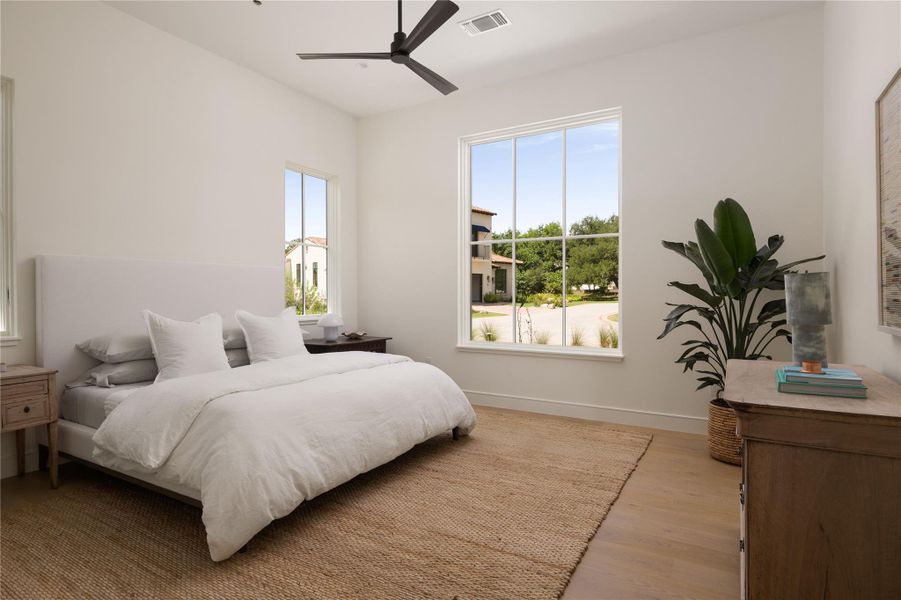 Furnished interior view inside a new home in Amarra Villas, Austin (Image 34). Furnished interior view inside a new home in Amarra Villas, Austin (Image 34).