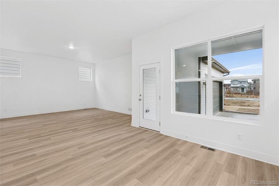 Spacious, unfurnished interior of a new home in Painted Prairie Cottage, Aurora (Image 35). Spacious, unfurnished interior of a new home in Painted Prairie Cottage, Aurora (Image 35).