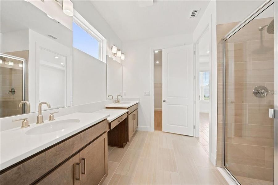 Furnished interior view inside a new home in , Palmetto (Image 16).