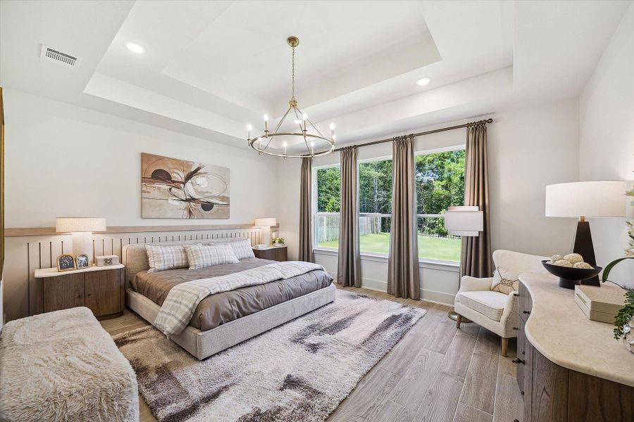 Representative furnished interior of a home built from the The Collins by Westin Homes in Flora, Hutto (Image 16).