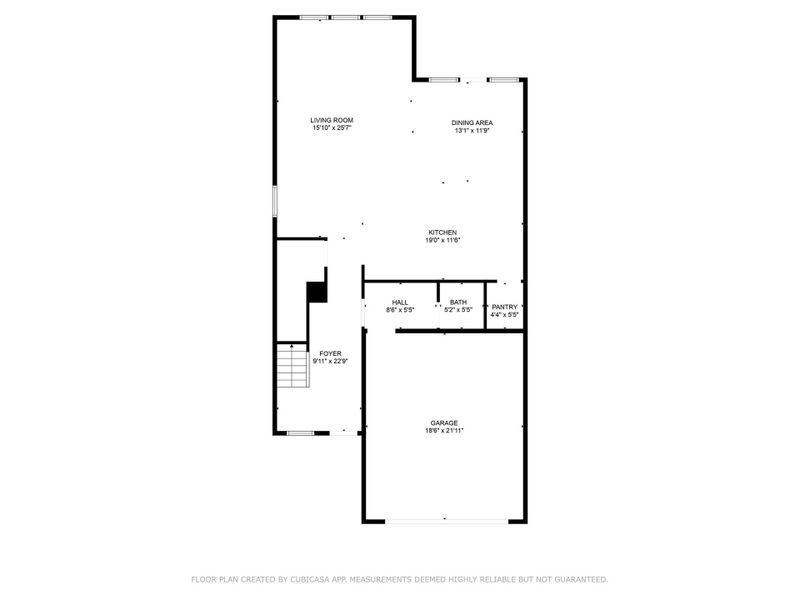 First floor floorplan. First floor floorplan.