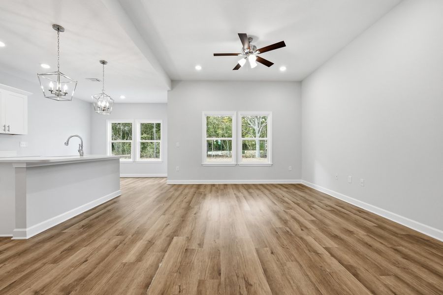 Spacious, unfurnished interior of a new home in Southern Charm, Crestview (Image 23).