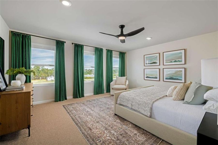 Furnished interior view inside a new home in Moss Creek, Hogansville (Image 11).