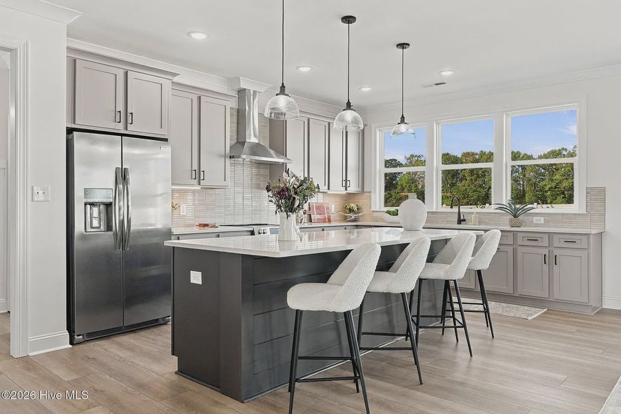 Furnished interior view inside a new home in Dixon Grove, Grimesland (Image 16).