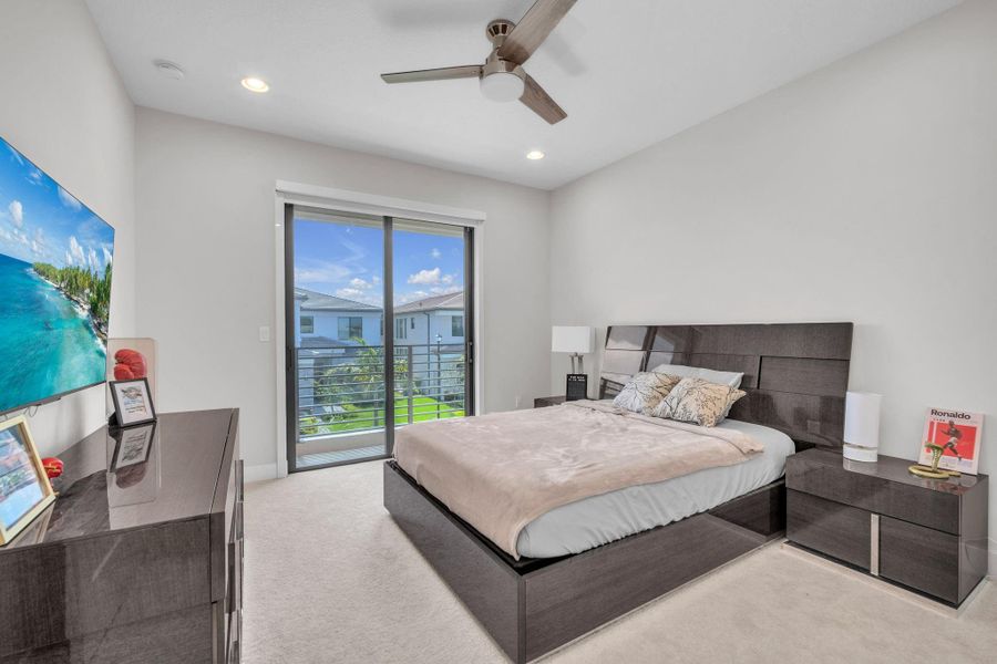 Furnished interior view inside a new home in , Boca Raton (Image 42).