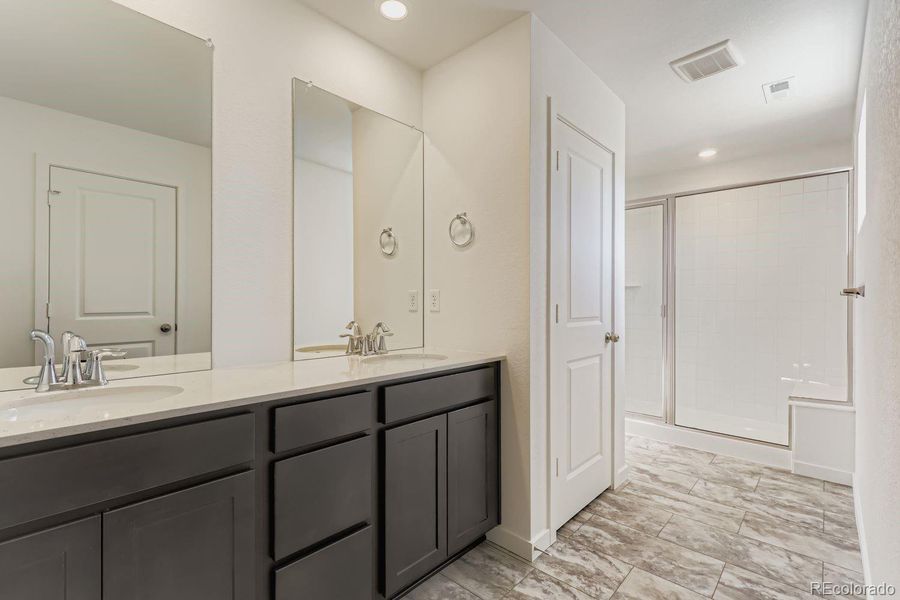 Furnished interior view inside a new home in Parterre: The Skyline Collection, Thornton (Image 7).