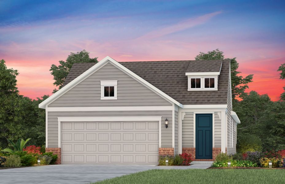 Representative exterior photo of a completed home built from the Hallmark by Del Webb in Del Webb Ocean Isle Beach, Shallotte, NC (Image 15).