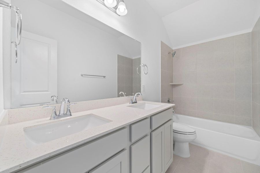 Furnished interior view inside a new home in Elyson 45' & 70', Katy (Image 5).