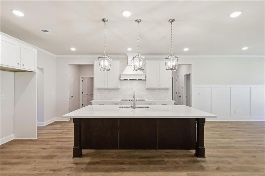 Furnished interior view inside a new home in , Monroe (Image 8).