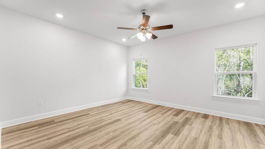 Spacious, unfurnished interior of a new home in Pine Creek and Heron Walk, Port Saint Joe (Image 30). Spacious, unfurnished interior of a new home in Pine Creek and Heron Walk, Port Saint Joe (Image 30).