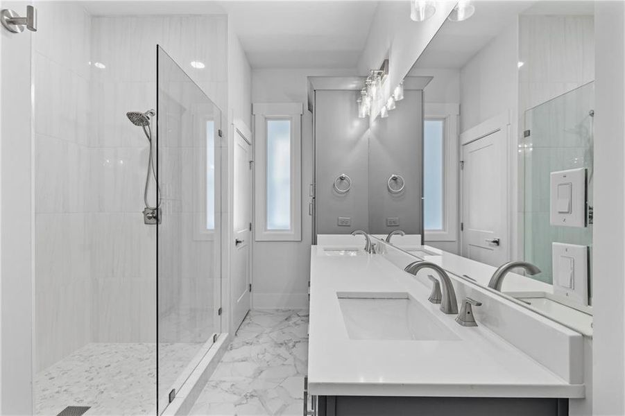 Furnished interior view inside a new home in , Alpharetta (Image 21).