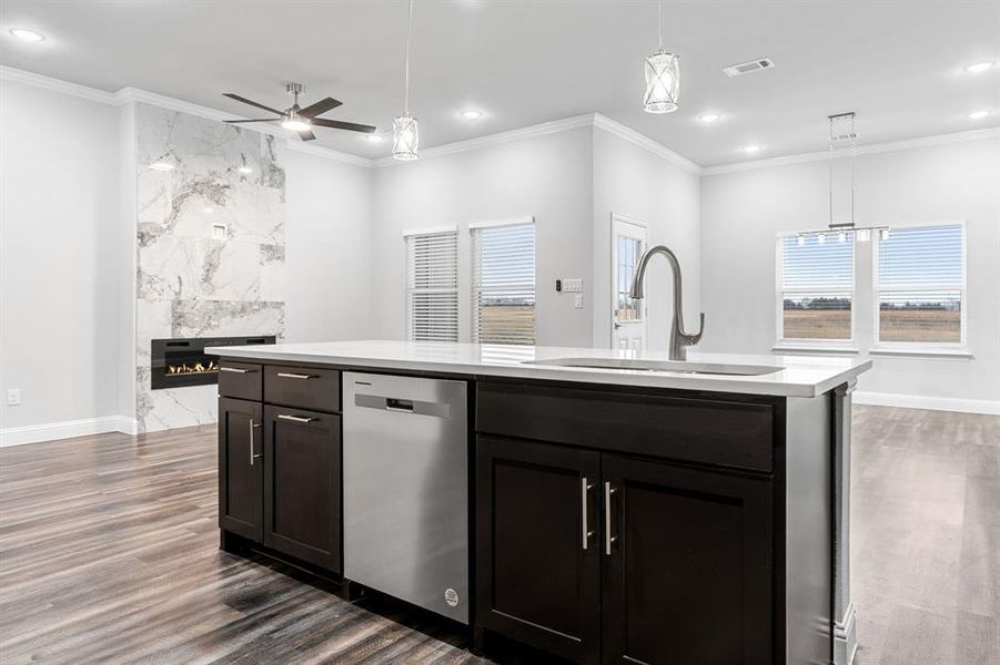 Furnished interior view inside a new home in , Greenville (Image 17).