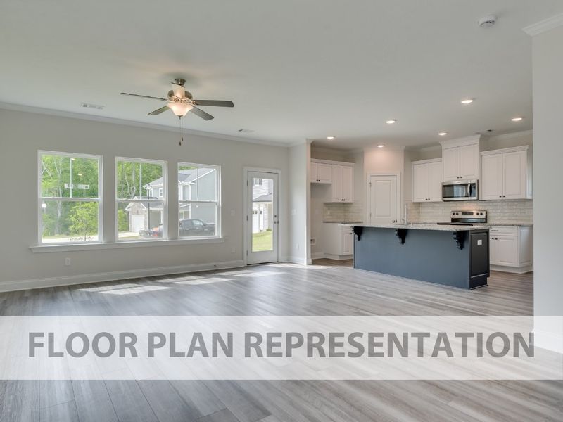 Image 19 representing the 1797 Plan by Ivey Homes in Windsor, North Augusta, SC.