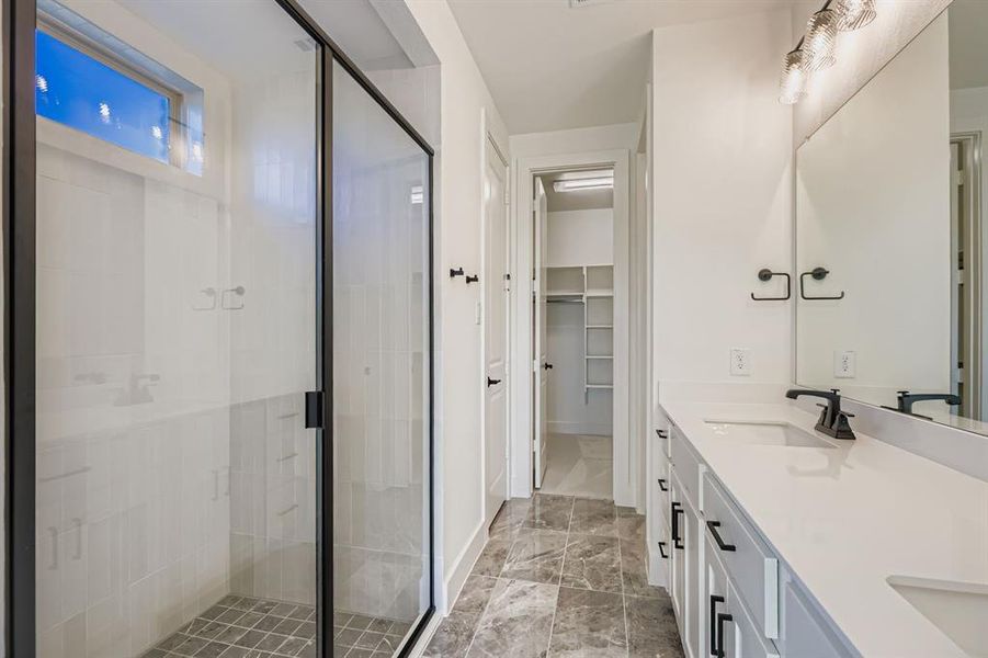 Furnished interior view inside a new home in Mosaic 40s, Celina (Image 8).