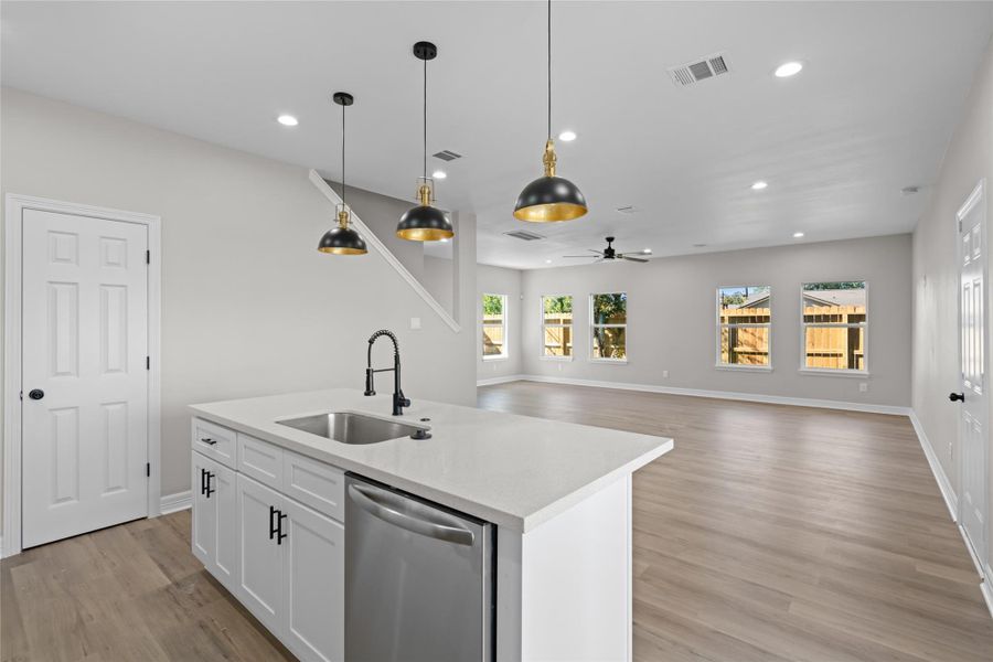 Furnished interior view inside a new home in , Houston (Image 11).
