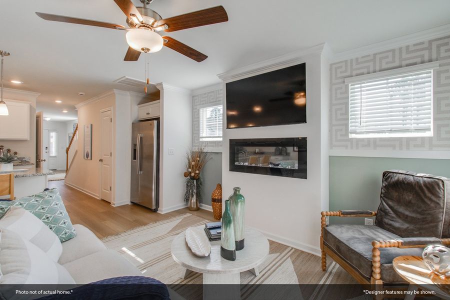 Furnished interior view inside a new home in Edwards Station, Taylors (Image 6).