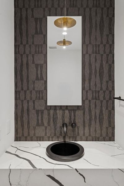 Half-Bathroom off the kitchen area