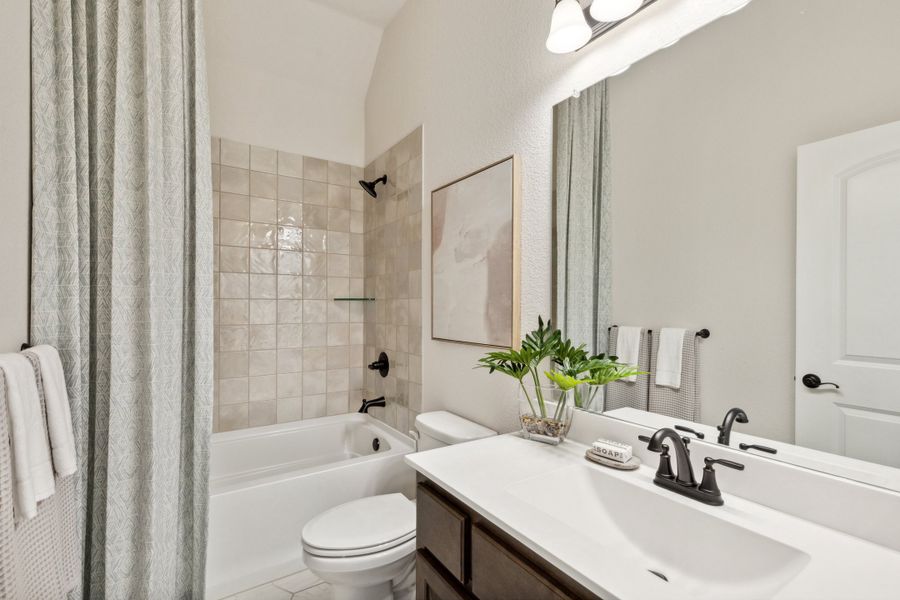 Furnished interior view inside a new home in Belle Meadows, Cleburne (Image 23).