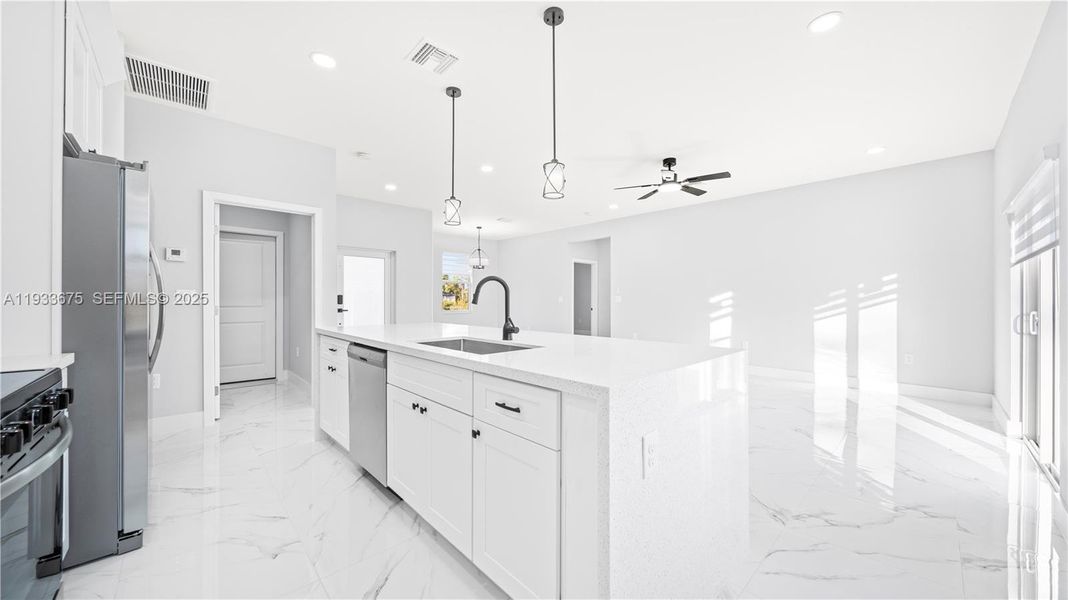 Furnished interior view inside a new home in , Lehigh Acres (Image 7).