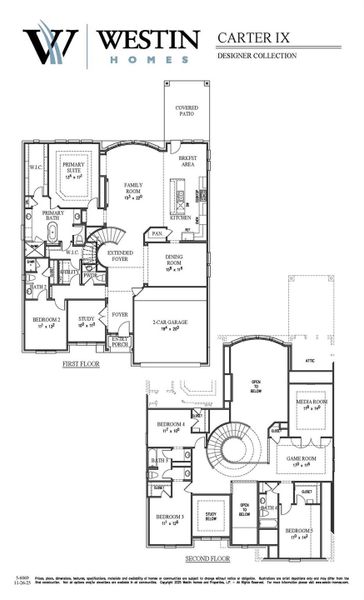 2D floor plan layout of this home in Fulshear Lakes, Fulshear, TX (Image 3).
