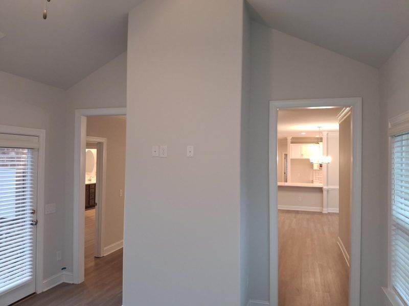 Spacious, unfurnished interior of a new home in Weybridge, Burlington (Image 46). Spacious, unfurnished interior of a new home in Weybridge, Burlington (Image 46).