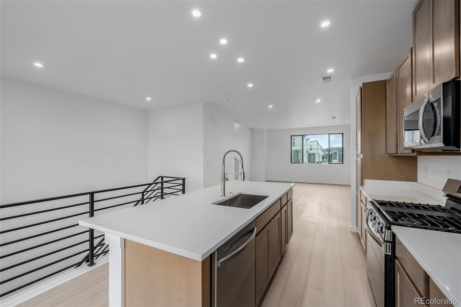 Furnished interior view inside a new home in The Hub at Virginia Village, Denver (Image 9).