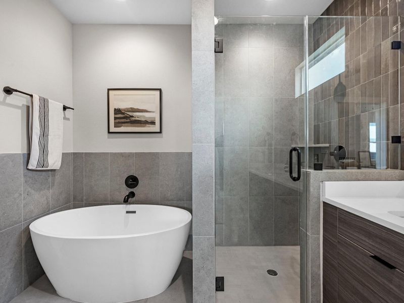 Furnished interior view inside a new home in , Houston (Image 15).