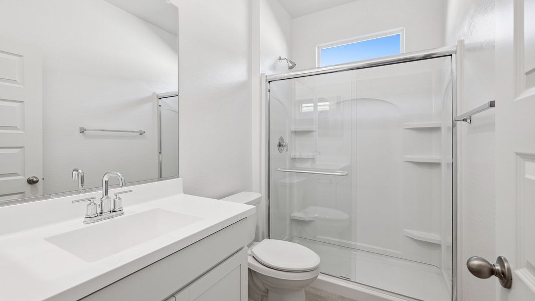 Furnished interior view inside a new home in Desert Moon Estates, Buckeye (Image 15).