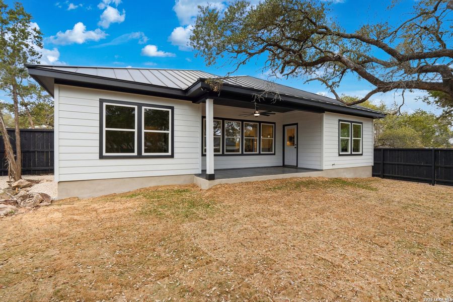 Exterior details and patio area of a home in , Spring Branch (Image 22).