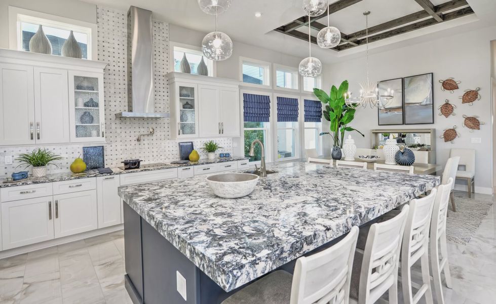 Furnished interior view inside a new home in Laureate Park, Orlando (Image 6).