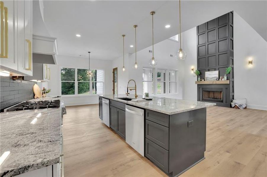 Furnished interior view inside a new home in , Canton (Image 15).