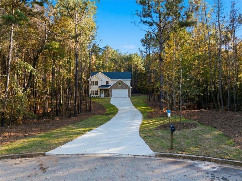 Front exterior of a new home in , Whitesburg, GA, highlighting curb appeal (Image 29).