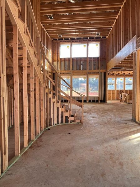 In-progress construction of a new home in Brook Bend at Clopton Farms, Montgomery, TX (Image 22).