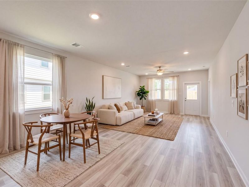 Furnished interior view inside a new home in Liberty Estates, Cleveland (Image 12).