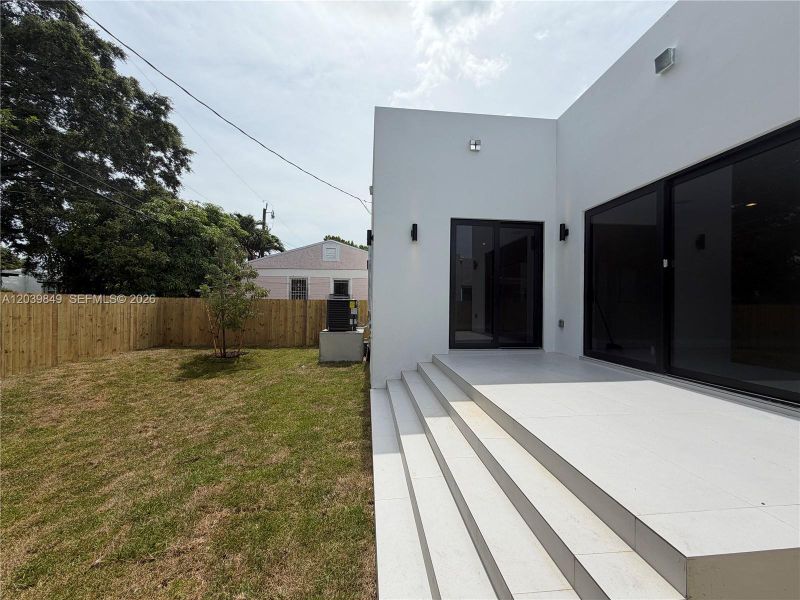 Exterior details and patio area of a home in , Miami (Image 26). Exterior details and patio area of a home in , Miami (Image 26).
