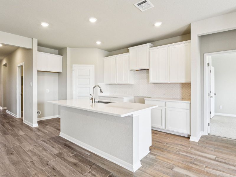 Furnished interior view inside a new home in Comanche Ridge, San Antonio (Image 7).
