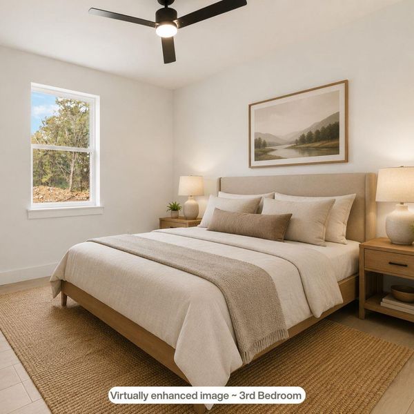 3rd bedroom with virtual staging
