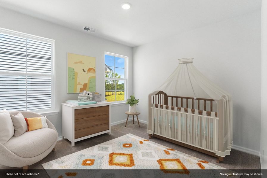 Furnished interior view inside a new home in Sweetbrier, Durham (Image 11). Furnished interior view inside a new home in Sweetbrier, Durham (Image 11).